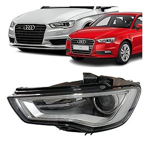 Farol Esquerdo Dianteiro Audi A3 2013 2014  2016 Novo Xenon