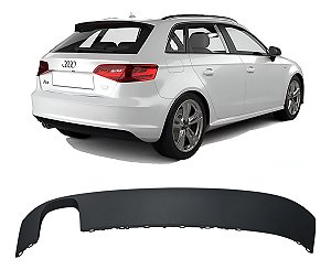 Spoiler Saia Parachoque Traseiro Audi A3 Sportback 2013 2016
