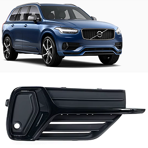 GRADE MOLDURA MILHA BLACK PIANO VOLVO XC90 2018 2019 DIREITO