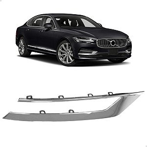 Friso Acabamento Grade Milha Volvo S90 2017 19 2021 Direito