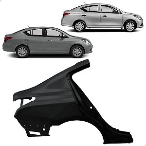 RETALHO FOLHA LATERAL PASSAGEIRO NISSAN VERSA 2012 2016 2021