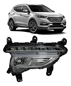 FAROL MILHA DIANTEIRO SANTA FÉ 2016 17 2018 PASSAGEIRO NOVO