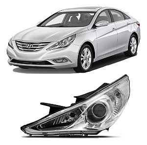 Farol Dianteiro Sonata 2010 2011 2012 13 2014 Lado Motorista