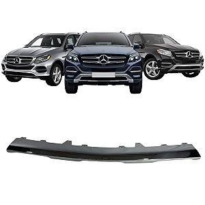 Friso Central Parachoque Dianteiro Mercedes Gle350 Gle400 Cromado Novo