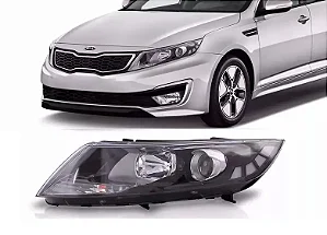 Farol Dianteiro Kia Optima 2012 2014 Máscara Negra Esquerdo
