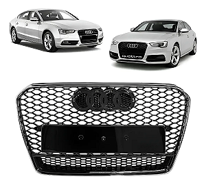 Grade Dianteira Colmeia Cromada Audi A5 2012 2013 2014 2016