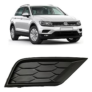 Grade Milha Parachoque Dianteiro Tiguan 2019 2020 Direito