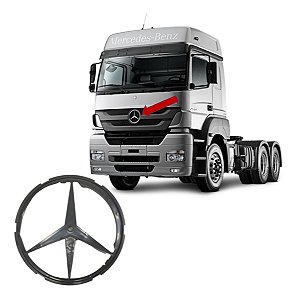 Suporte Emblema Grade Dianteira Mb Axor 2012 2013 2014 2016