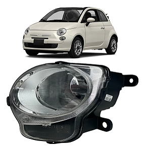 Farol Milha Auxiliar Fiat 500 2012 2014 2013 2015 Esquerdo