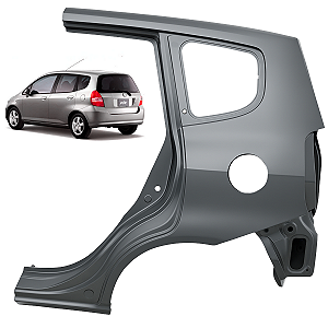 FOLHA RETALHO LATERAL TRASEIRA HONDA FIT 2003 2008 ESQUERDA