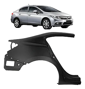 FOLHA RETALHO LATERAL TRASEIRA CIVIC 2012 2013 2014 2015 2016 DIREITA