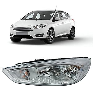 Farol Dianteiro Focus 2016 17 18 2019 Sem Led Lado Motorista Esquerdo Novo