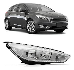 Farol Dianteiro Focus 2016 2017 2018 2019 Sem Led Passageiro Novo