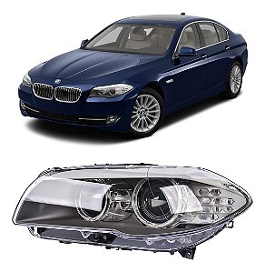 Farol Bmw Serie 5 523i 528i 535i 550i M5 2010 2011 2012 2013 Dianteiro Esquerdo Motorista