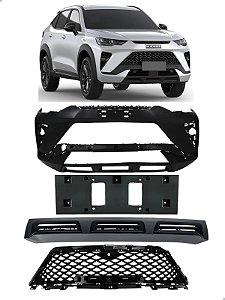 KIT PARACHOQUE GRADE SPOILER DIANTEIRO HAVAL H6 GT 2023 2025
