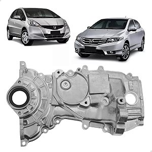 Tampa Lateral Motor Honda City Fit 1.5 2008 09 11 12 13 2014