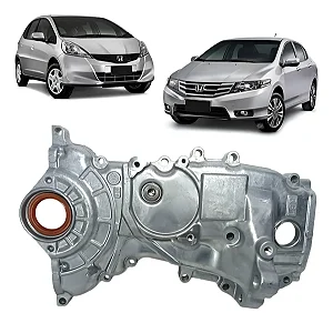 Tampa Lateral Motor Honda City Fit 1.5 2008 2009 2010 2011 2012 2013 2014