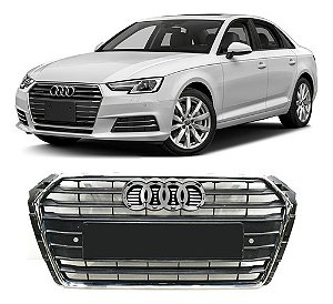Grade Friso Cromado Furo Sensor Audi A4 2016 2017 2018 2019