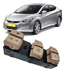 Botão Comando Vidro Eletrico Elantra 2011 14 2016 Auto Down