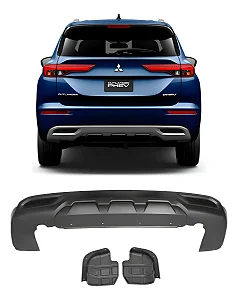 Spoiler Aplique Parachoque Traseiro Outlander Phev 2025 2026 Novo