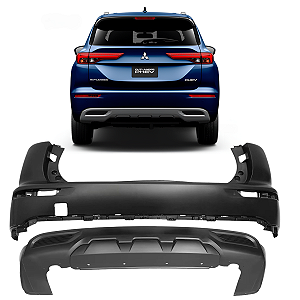 KIT PARACHOQUE COM SPOILER TRASEIRO OUTLANDER PHEV 2024 2025