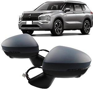 PAR RETROVISOR OUTLANDER 2025 2026 10 PINOS  COM CAMERA
