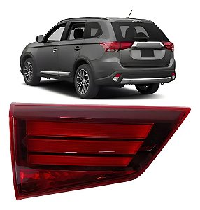 Lanterna Led Vermelho Tampa Mala Traseira Outlander 2016 2017 2018 Esquerdo Motorista