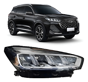 Farol Dianteiro Chery Tiggo 7 Pro Phev 2024 2025 Direito Passageiro 605000627AB