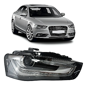 Farol Xenon Direito Audi A4 2013 2014 2015 2016 Com Reator Direito Passageiro