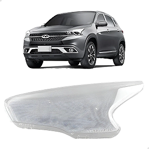 Lente Farol Dianteiro Tiggo 7 2019 2020 2021 2022 Esquerdo Motorista