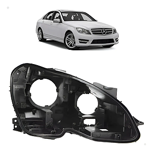 Carcaça Farol Dianteiro Mercedes C180 2011 2014 Direito Passageiro