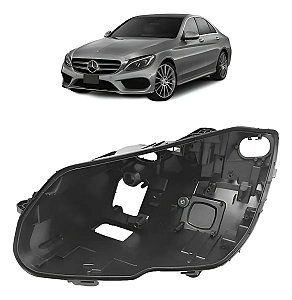Carcaça Farol Dianteiro Mercedes C250 C300 2015 2016 2018 Esquerdo Motorista