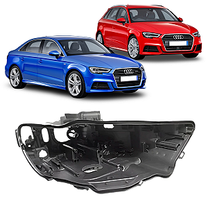 Carcaça Farol Full Led Audi A3 2017 2018 2019 2020 2021 Direito Passageiro 8V0941006E