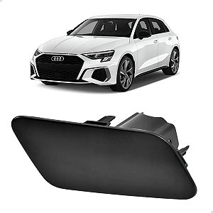 Tampa Esguicho Farol A3 Sportback 2021 22 2023 2024 Esquerdo Motorista