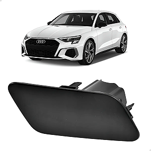 Tampa Esguicho Farol A3 Sportback 2021 22 2023 2024 Esquerdo Motorista