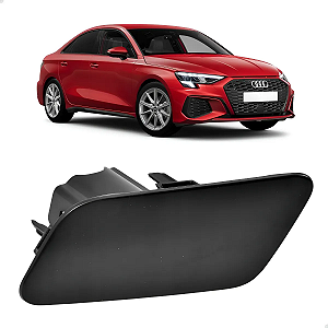 Tampa Esguicho Farol Parachoque A3 Sedan 2021 2022 2023 2024 Direito Passageiro