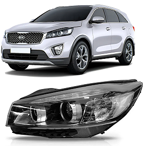 FAROL DIANTEIRO KIA SORENTO 2015 2016 2017 2018 ESQUERDO
