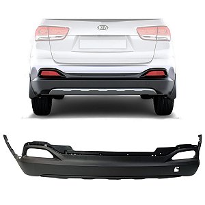 KIT PARACHOQUE TRASEIRO COM SPOILER SORENTO 2016 2017 2018
