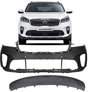 KIT PARACHOQUE DIANTEIRO COM SPOILER SORENTO 2018 2019 2020