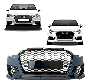 Body Kit Dianteiro Rs3 Para Audi A3 2017 2018 2019 2020 2021