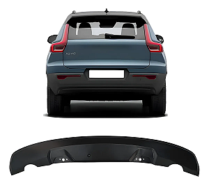 Spoiler Inferior Traseiro Volvo Xc40 2022 2023 2024 Novo Preto