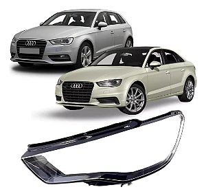 Lente Do Farol Dianteiro Audi A3 2013 2014 2015 2016 Lado Esquerdo Motorista
