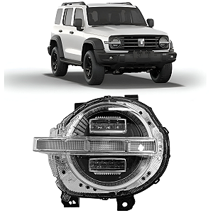 Farol Dianteiro Led Gwm Tank 300 2025 2026 Lado Direito Passageiro