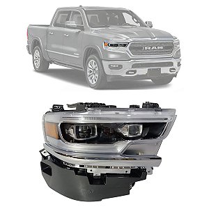 FAROL LED DIANTEIRO DODGE RAM 1500 2023 2024 2025 DIREITO