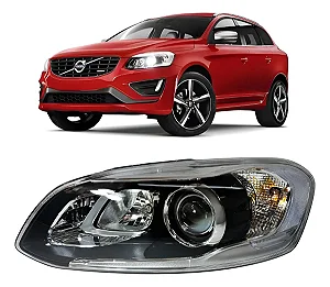 Farol Regulagem Xênon 8 Pinos 31395896 Volvo Xc60 2014 2015 2016 2017 Esquerdo Motorista
