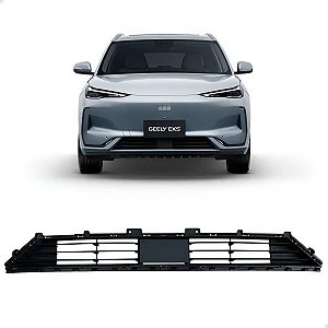 Grade Inferior Parachoque Frontal Geely Ex5 2025 2026 Preto Fosco 6608036072