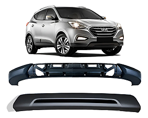 Spoiler + Aplique Parachoque Frontal Ix35 2016 2017 2018 2019 2020 2021 2022 865122S500