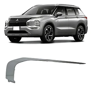 Friso Parachoque Dianteiro Outlander 2025 2026 Esquerdo Motorista Cromado 6407A461
