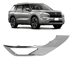 Friso Inferior Parachoque Outlander Phev 2025 2026 Cromado Direito Passageiro 6407A458