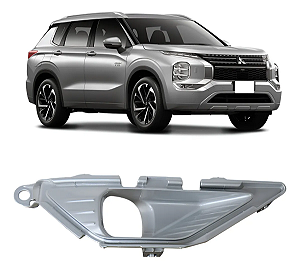 Grade Tela Moldura Farol Milha Outlander Phev 2025 2026 Direito Passageiro